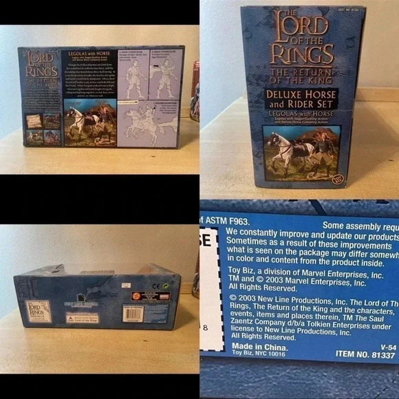 Vintage Lot of 3 Lord of the Rings Deluxe Horse Riders sets. - Picture 6 of 10